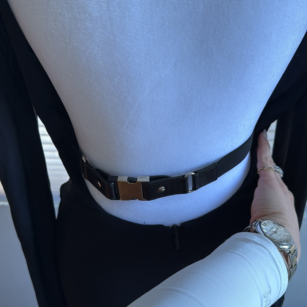 Gucci Open Back Belted Slit Dress - Picture 4 of 13